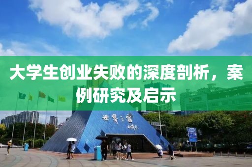 大学生创业失败的深度剖析，案例研究及启示