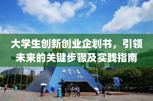 大学生创新创业企划书，引领未来的关键步骤及实践指南