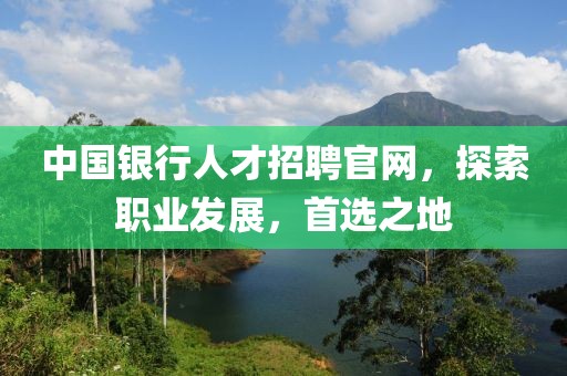 中国银行人才招聘官网，探索职业发展，首选之地