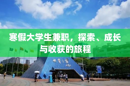 寒假大学生兼职，探索、成长与收获的旅程