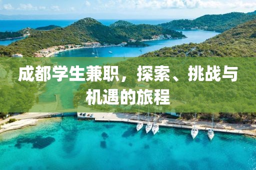 成都学生兼职，探索、挑战与机遇的旅程